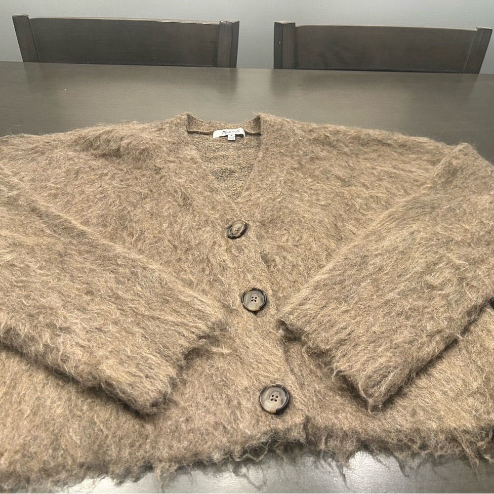 Madewell Brown Knit Cardigan